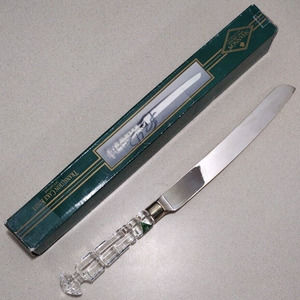 Vintage Shannon Fine Crystal Transition Cake Knife 13" In Orginsl Box & Sticker!